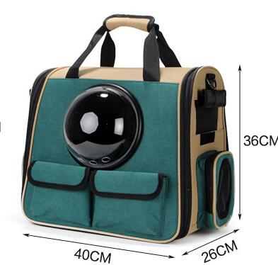 JMT-509066 Pet Backpack Carrier for Dogs and Cats - Travel-Friendly Space Bag