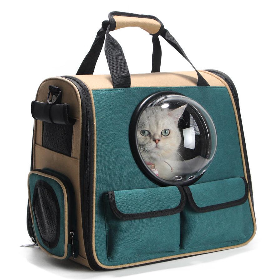 JMT-509066 Pet Backpack Carrier for Dogs and Cats - Travel-Friendly Space Bag