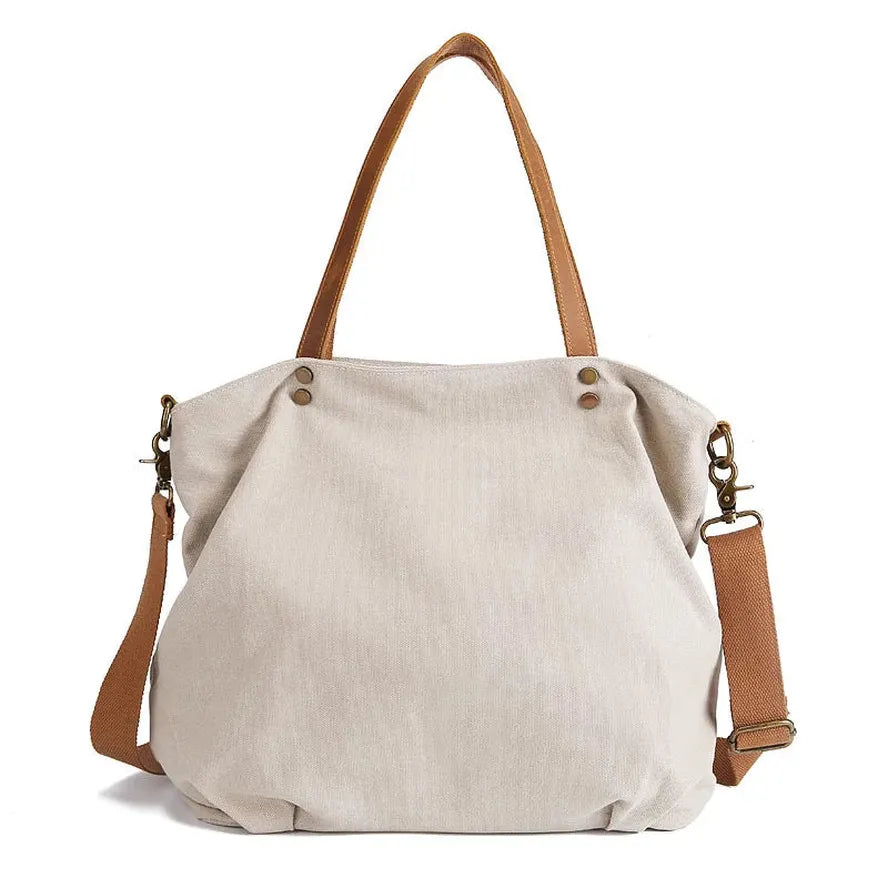JMT-509258 Stylish Canvas Tote Handbag for Women - Versatile Sling Bag with Simple Design