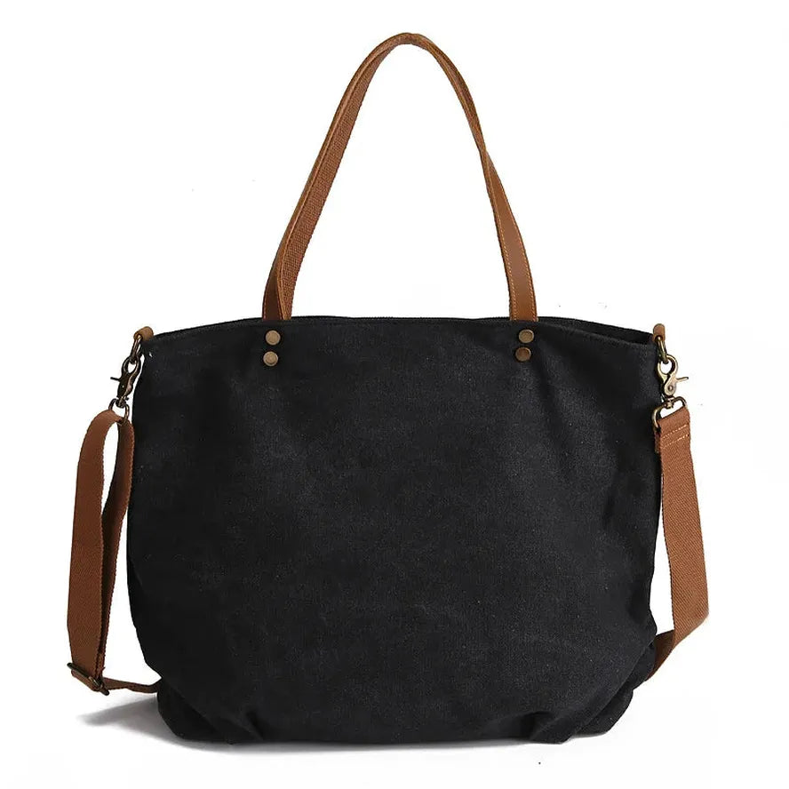 JMT-509258 Stylish Canvas Tote Handbag for Women - Versatile Sling Bag with Simple Design