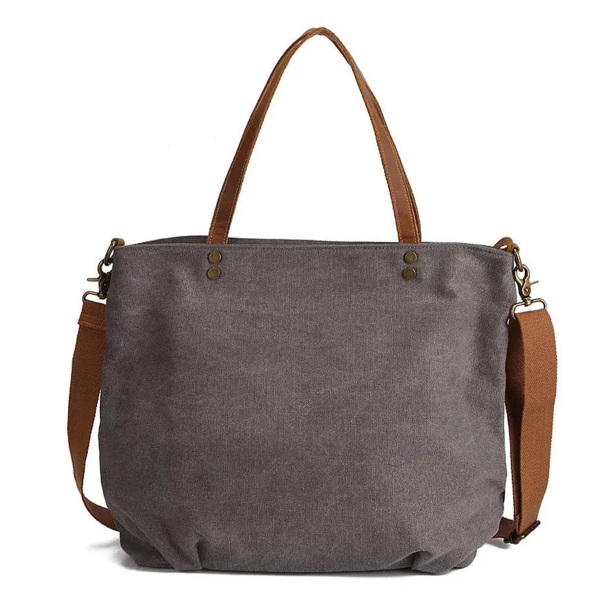 JMT-509258 Stylish Canvas Tote Handbag for Women - Versatile Sling Bag with Simple Design
