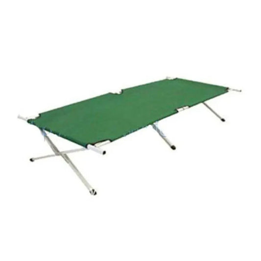 JMT-509450 Lightweight Aluminium Folding Camping Bed with Water-Resistant Fabric, Compact and Portable Design
