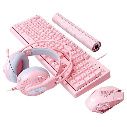 JMT-509514 Membrane Mechanical Keyboard with 104 Keys and USB Interface, Waterproof Design, 1.8m Cable Length
