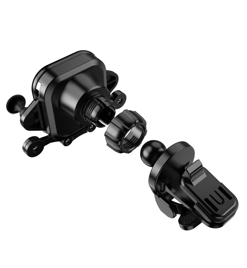 JMT-509578 Fast Charging Car Wireless Charger with Type-C Interface and Indication Function