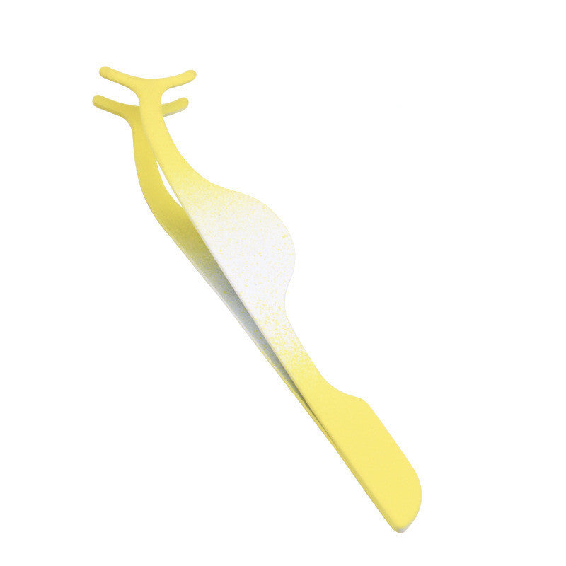 JMT-509706 False Eyelashes Application Tool - Stainless Steel Makeup Aid - 10.7 x 1.9 cm