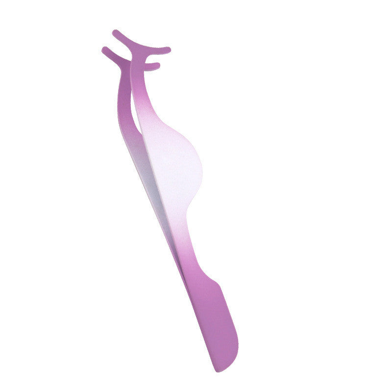 JMT-509706 False Eyelashes Application Tool - Stainless Steel Makeup Aid - 10.7 x 1.9 cm