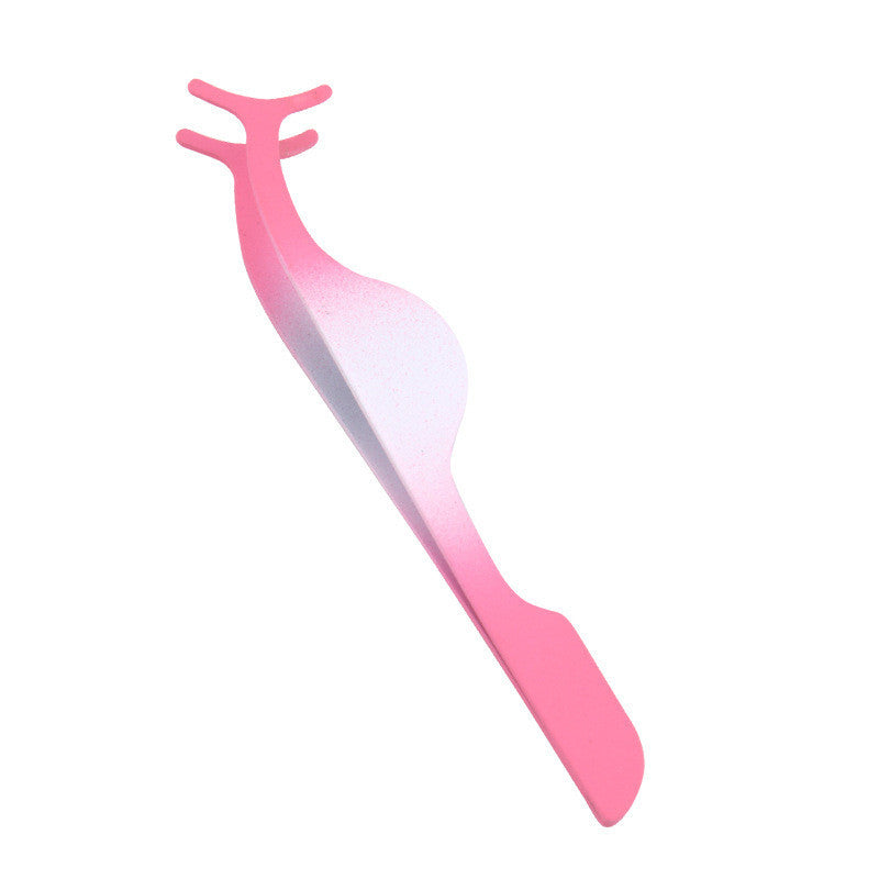 JMT-509706 False Eyelashes Application Tool - Stainless Steel Makeup Aid - 10.7 x 1.9 cm