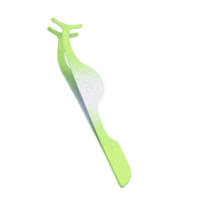 JMT-509706 False Eyelashes Application Tool - Stainless Steel Makeup Aid - 10.7 x 1.9 cm