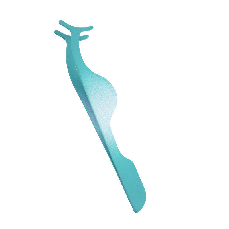 JMT-509706 False Eyelashes Application Tool - Stainless Steel Makeup Aid - 10.7 x 1.9 cm