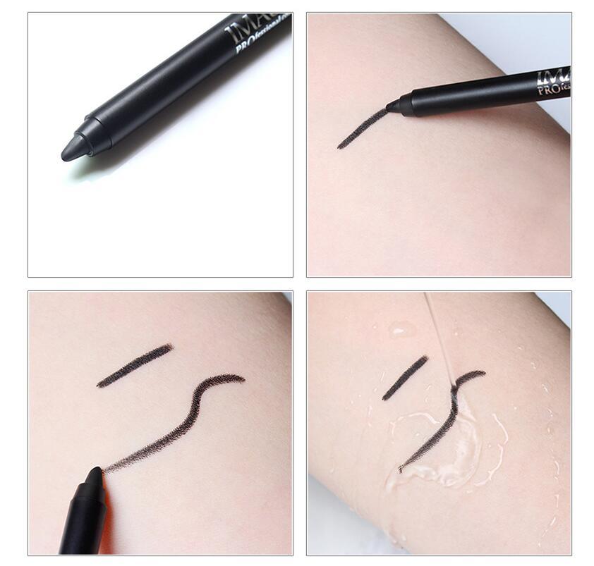 JMT-510154 Black Waterproof Eyeliner Pen with Pencil Sharpener - Makeup Tool for Precision Application