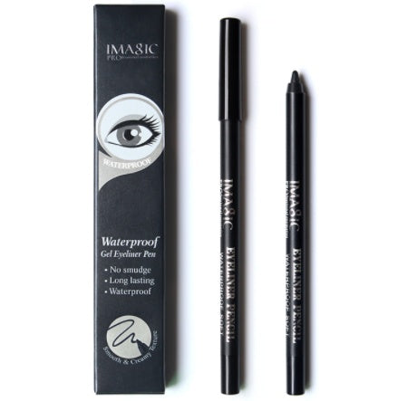 JMT-510154 Black Waterproof Eyeliner Pen with Pencil Sharpener - Makeup Tool for Precision Application