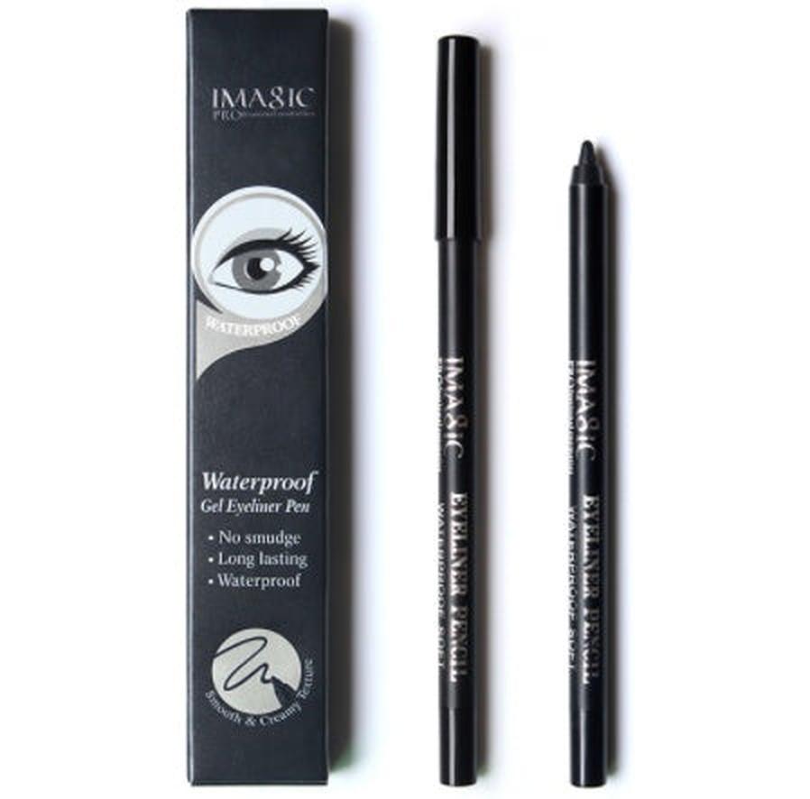 JMT-510154 Black Waterproof Eyeliner Pen with Pencil Sharpener - Makeup Tool for Precision Application