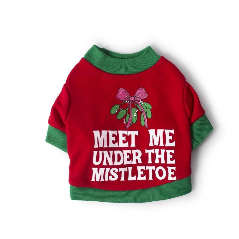 JMT-510346 Cozy Coral Velvet Short-Sleeve Pet Shirt for Small Dogs