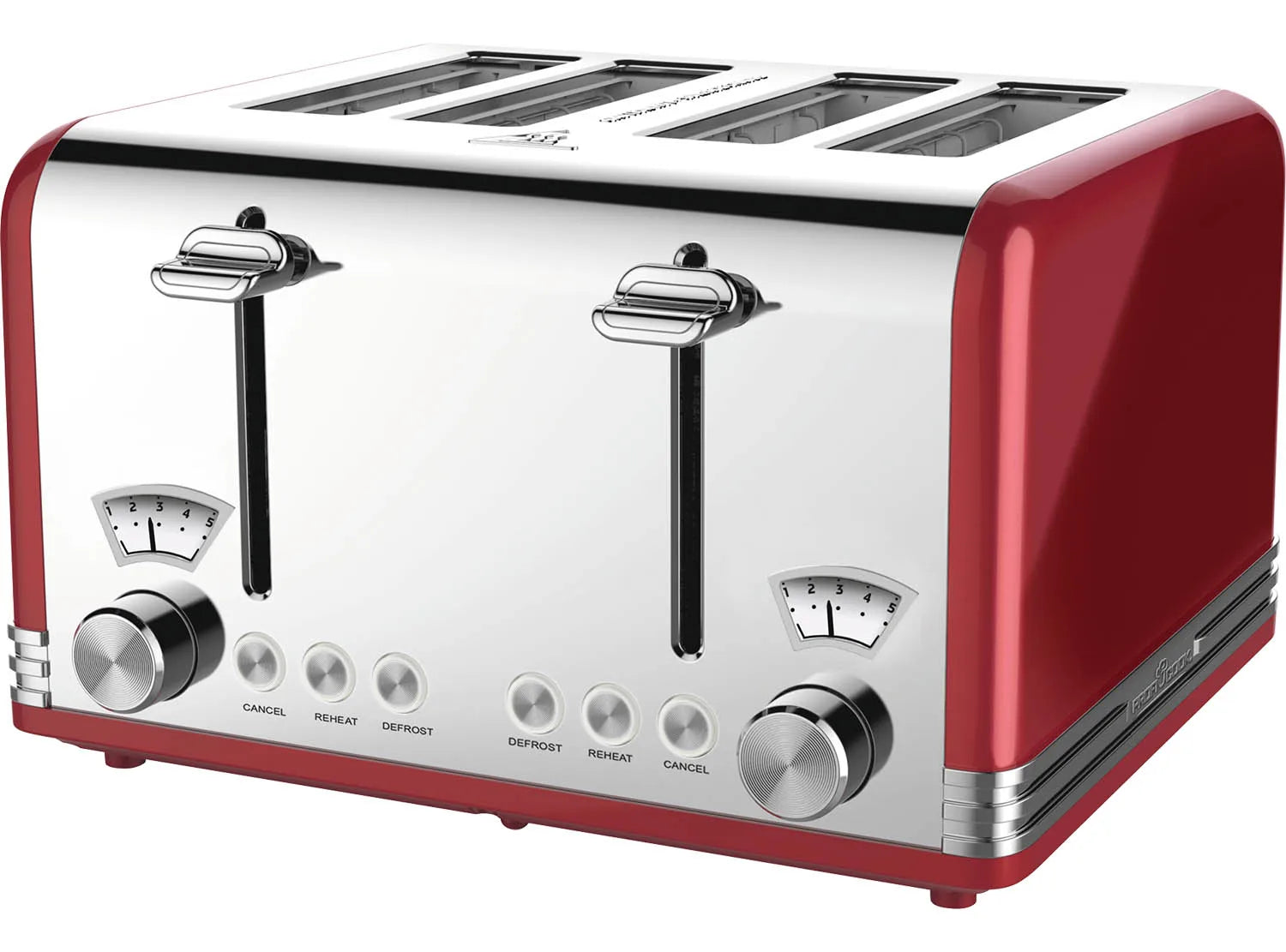 JMT-510538 4-Slice Automatic Pop-Up Toaster with Electroplated Design for Home Use