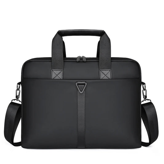 JMT-510538 Custom Logo Waterproof Nylon PU Vintage Anti-Friction Briefcase for Travel and Business