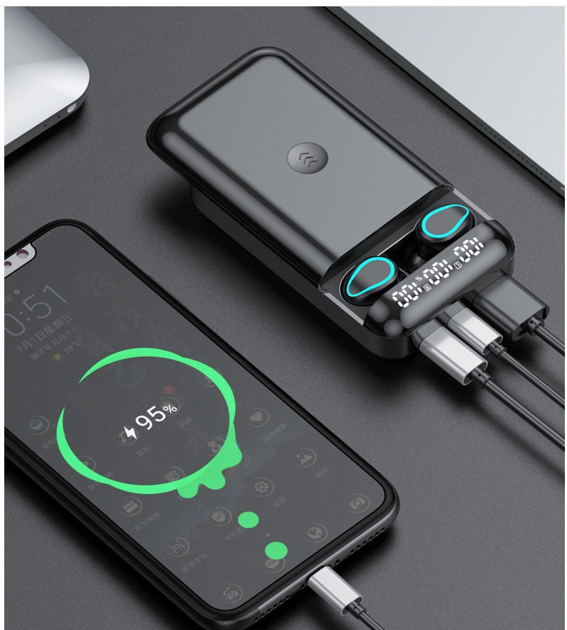 JMT-510858 Invisible In-Ear Wireless Bluetooth Headset for Sports and Gaming with Multi-Point Connection
