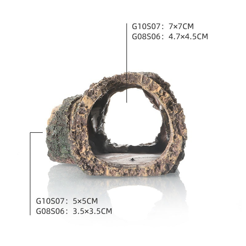 JMT-511050 Resin Aquarium Landscape Decoration with Wood Debris for Fish Tanks