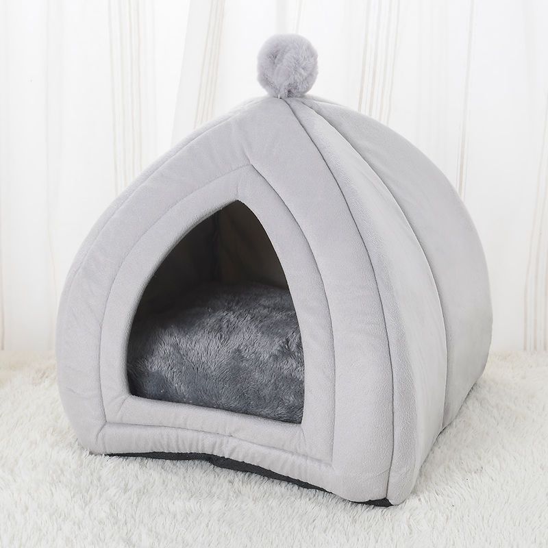 JMT-511178 Cozy Washable Cat Bed & Dog Tent with Soft Cushion for Small Pets - Multiple Sizes Available