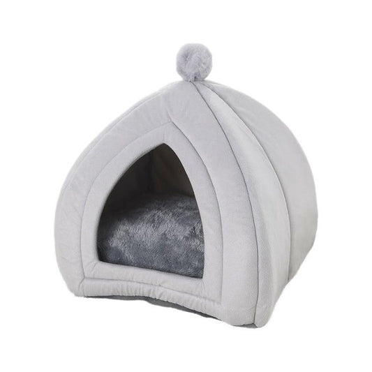 JMT-511178 Cozy Washable Cat Bed & Dog Tent with Soft Cushion for Small Pets - Multiple Sizes Available