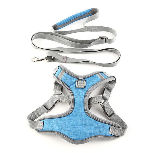 JMT-511370 Adjustable Vest-Style Leash for Cats and Dogs in Various Colors and Sizes