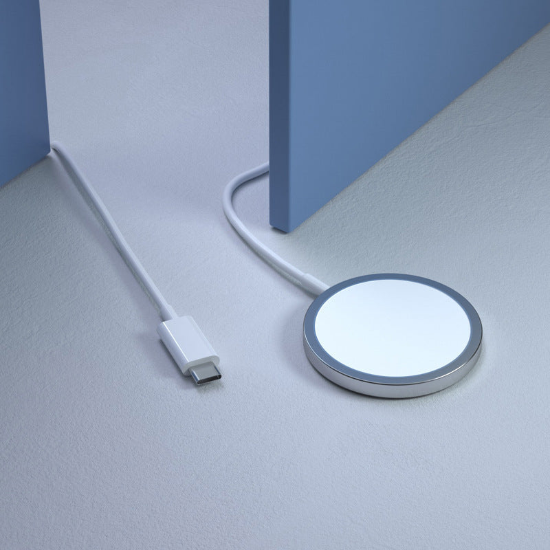JMT-511562 Magnetic Wireless Charger for iPhone with 15W Fast Charging, USB Connection, 1m Cable