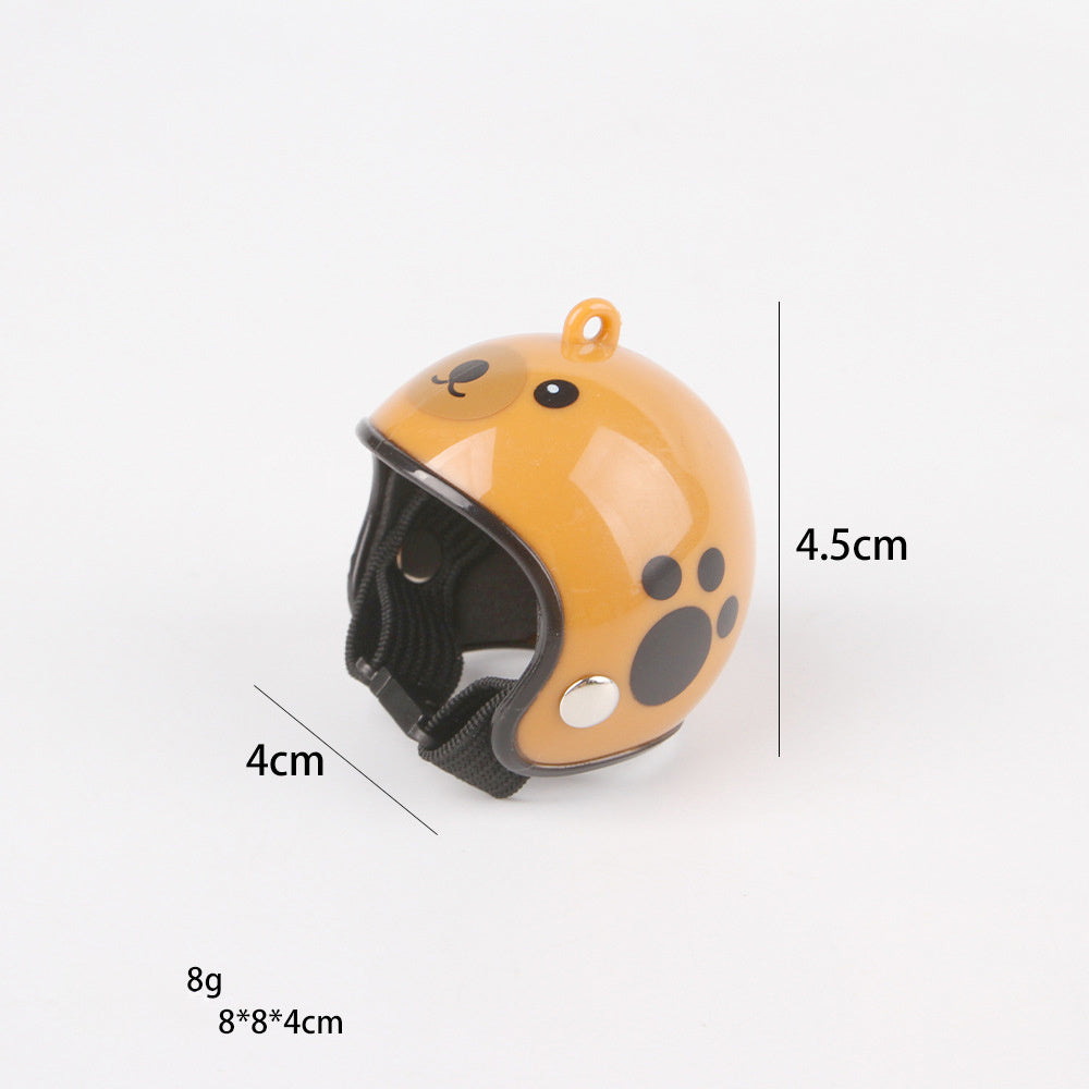 JMT-511690 Adjustable Pet Helmet for Small Birds and Chickens – Protective Headwear for Sunny and Rainy Days