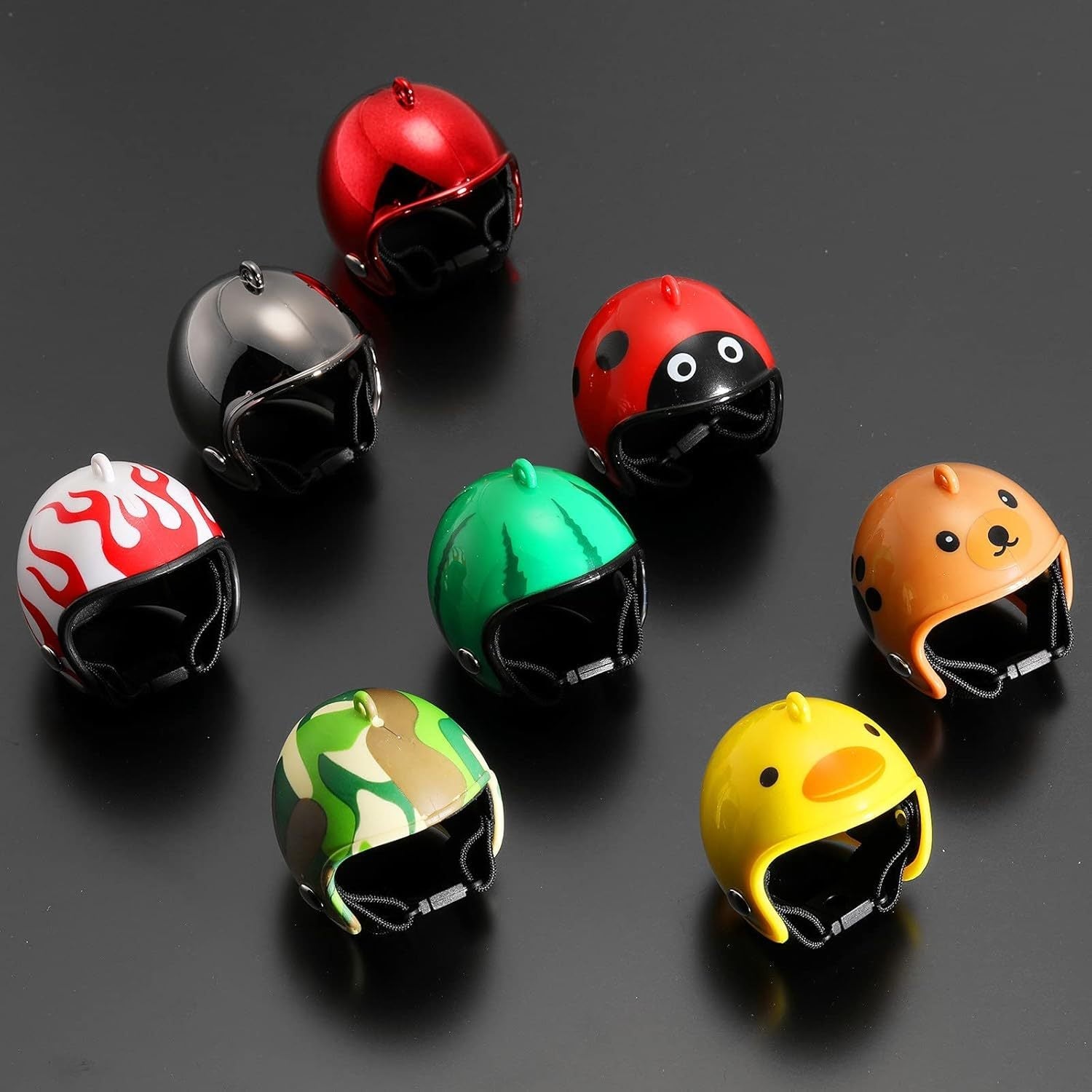 JMT-511690 Adjustable Pet Helmet for Small Birds and Chickens – Protective Headwear for Sunny and Rainy Days