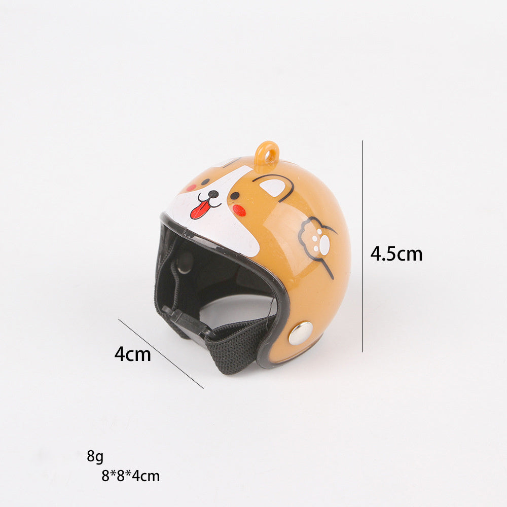 JMT-511690 Adjustable Pet Helmet for Small Birds and Chickens – Protective Headwear for Sunny and Rainy Days