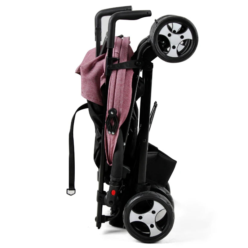 JMT-511882 Compact Lightweight Multi-Position Stroller with Canopy and Recline Feature