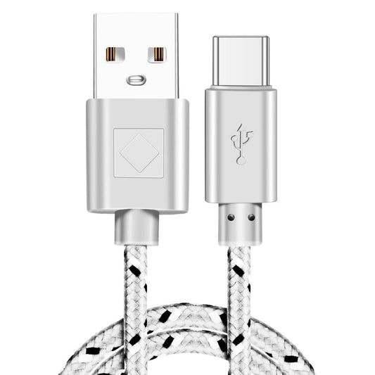 JMT-512138 Nylon Braided USB Type-C Data Cable for Fast Charging and Data Transfer