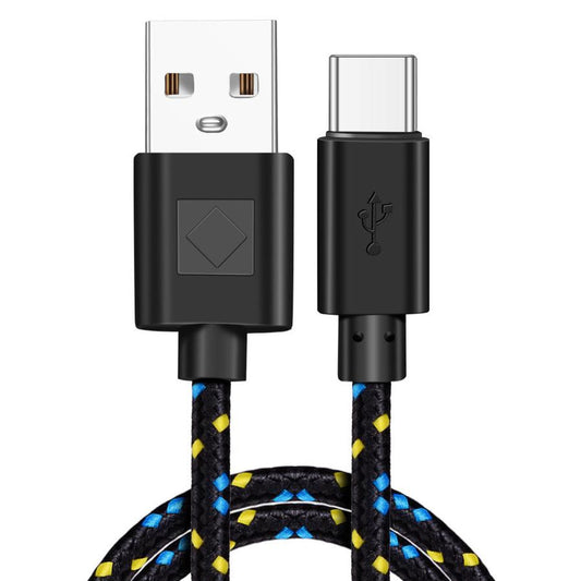 JMT-512138 Nylon Braided USB Type-C Data Cable for Fast Charging and Data Transfer