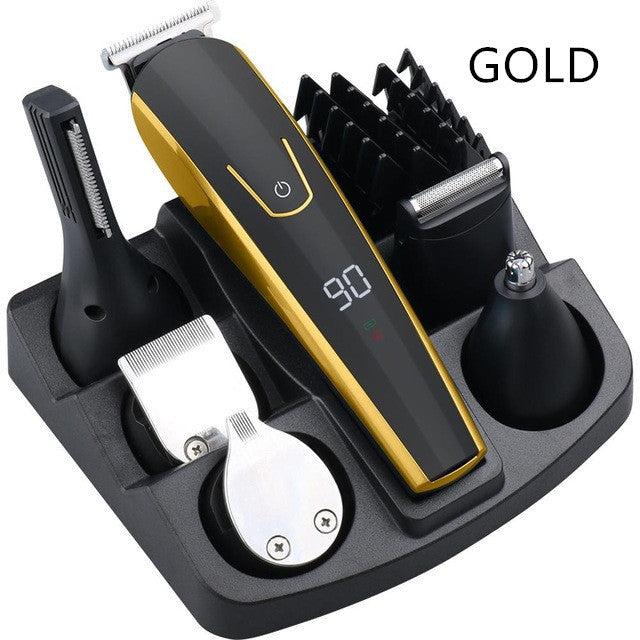 JMT-512266 Electric Hair Clipper and Shaver with USB Charging and Push Button Control