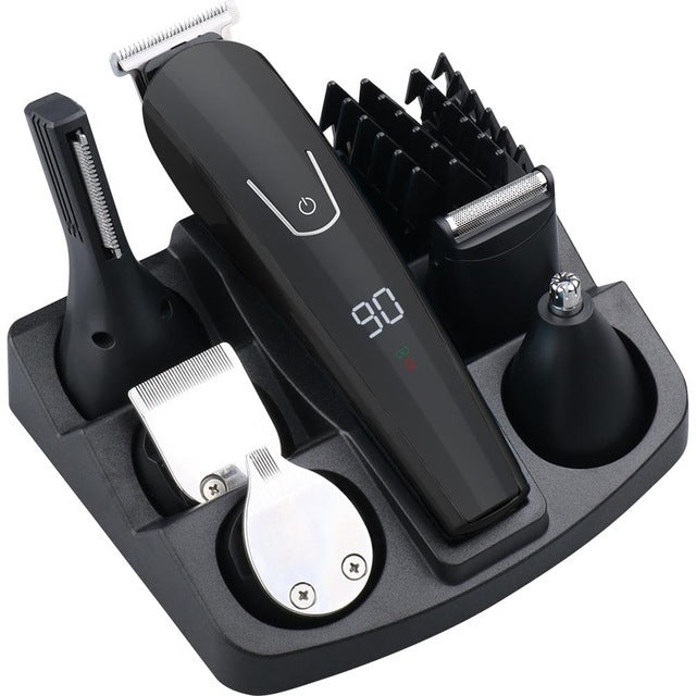 JMT-512266 Electric Hair Clipper and Shaver with USB Charging and Push Button Control