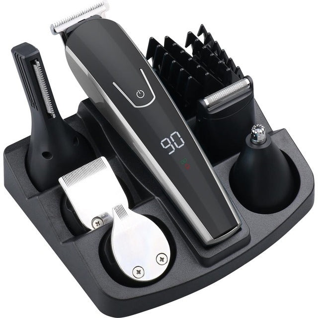 JMT-512266 Electric Hair Clipper and Shaver with USB Charging and Push Button Control