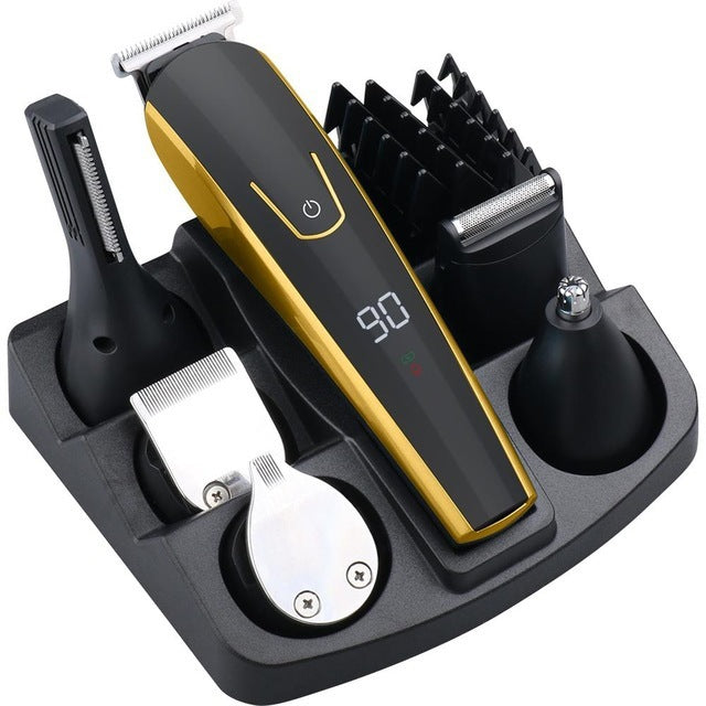 JMT-512266 Electric Hair Clipper and Shaver with USB Charging and Push Button Control
