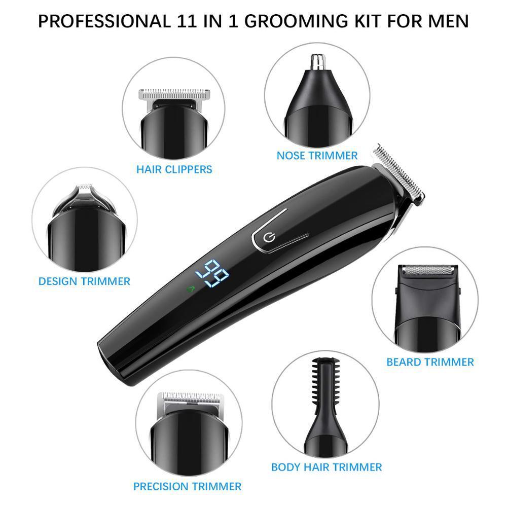 JMT-512266 Electric Hair Clipper and Shaver with USB Charging and Push Button Control