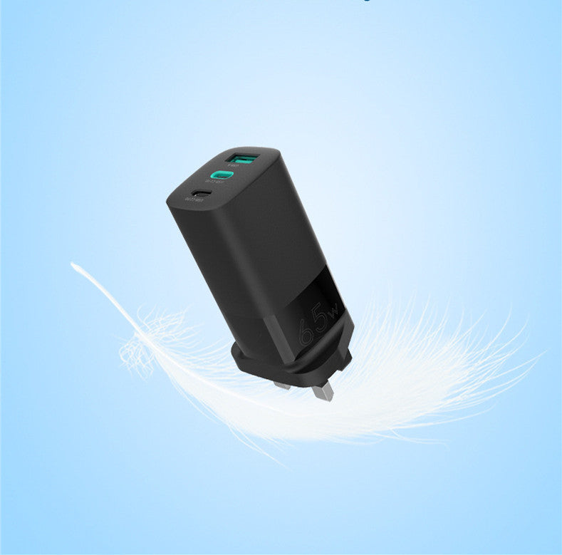 JMT-512714 GaN 65W Gallium Nitride USB-C Charger for Laptops and Mobile Devices