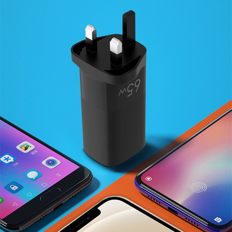 JMT-512714 GaN 65W Gallium Nitride USB-C Charger for Laptops and Mobile Devices