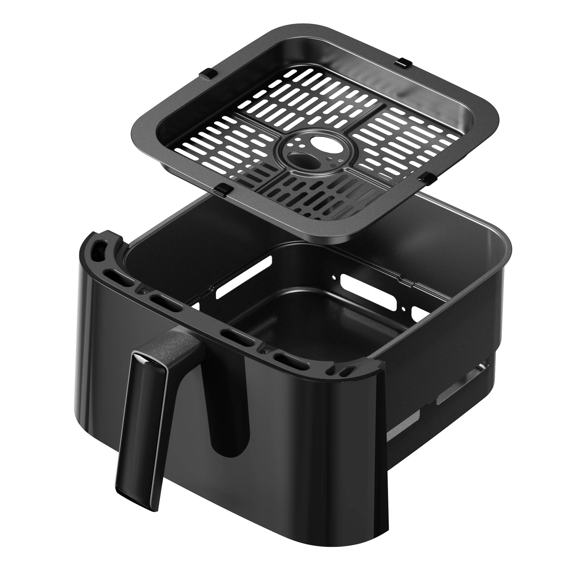 JMT-512778 6.5L Air Fryer with Clear Lid and 1700W Rapid Airflow for Roasting and Baking