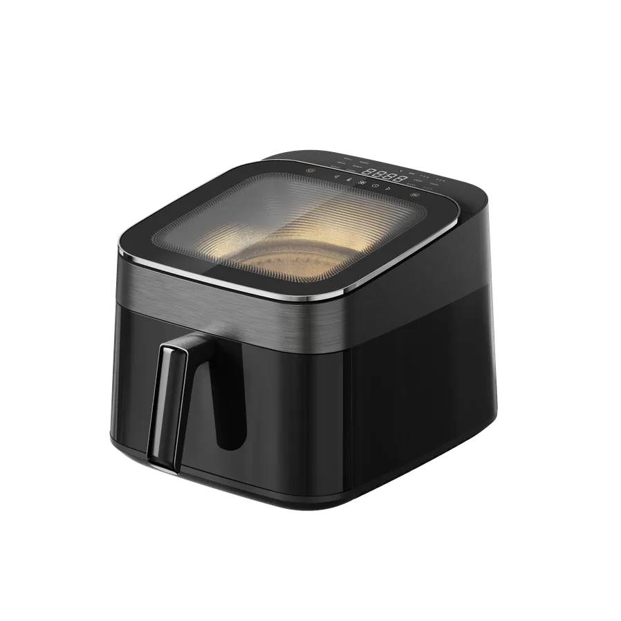 JMT-512778 6.5L Air Fryer with Clear Lid and 1700W Rapid Airflow for Roasting and Baking