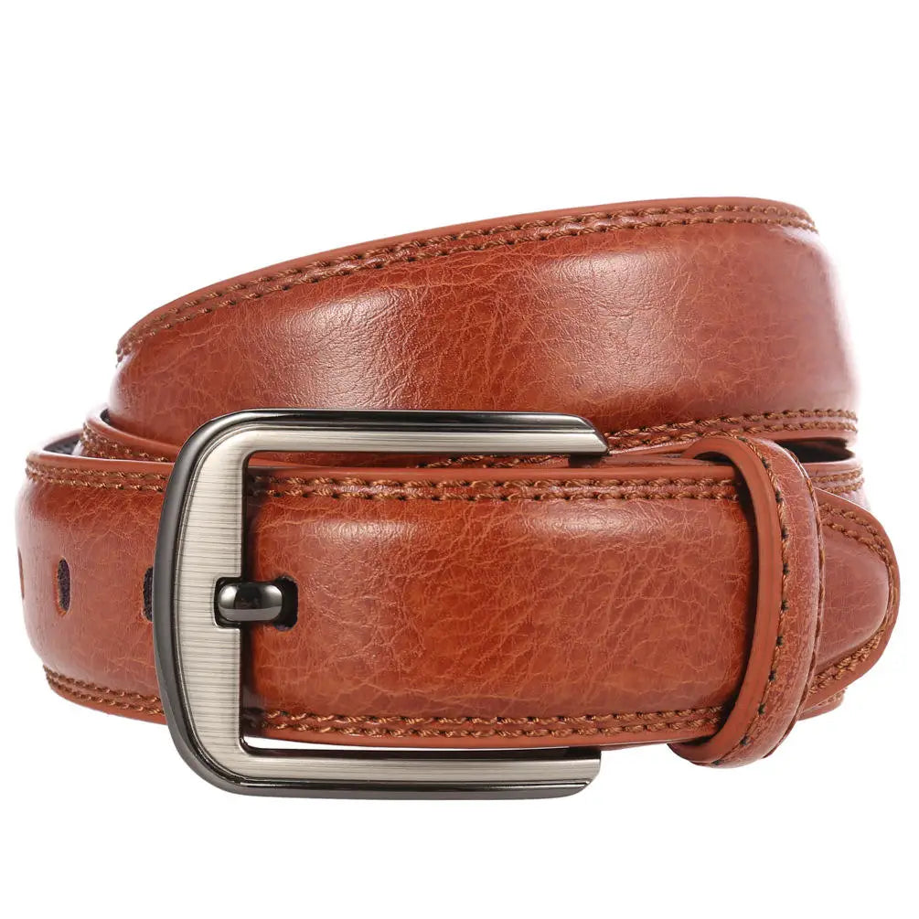 JMT-512778 Luxury Leather Belts for Men - Adjustable Strap with Classic Design