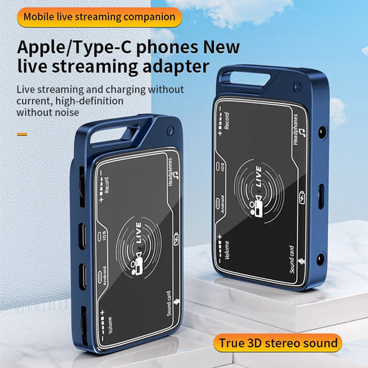 JMT-512842 3D Stereo Live Streaming Converter for iPhone and Android with Charging Capability