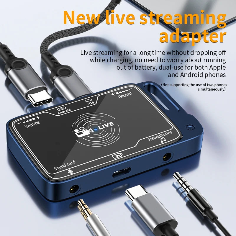 JMT-512842 3D Stereo Live Streaming Converter for iPhone and Android with Charging Capability