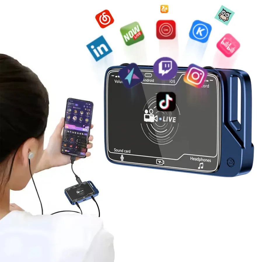 JMT-512842 3D Stereo Live Streaming Converter for iPhone and Android with Charging Capability