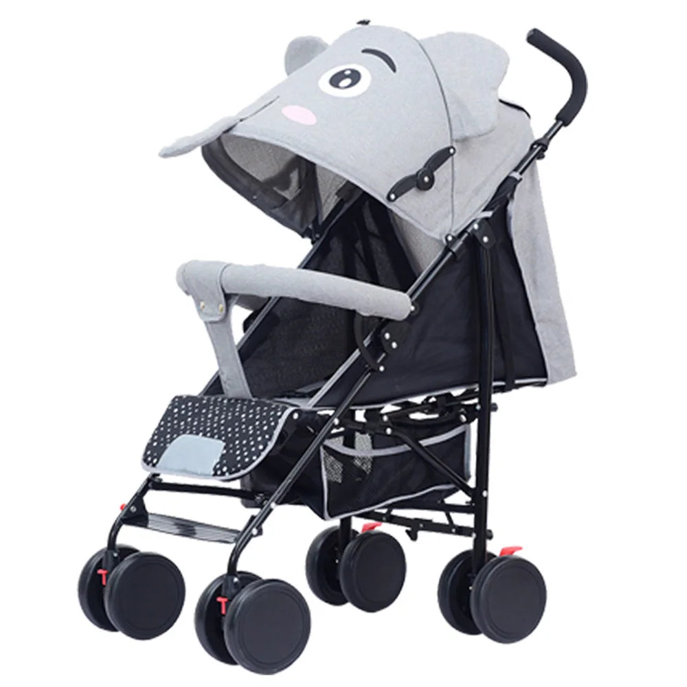JMT-513034 Lightweight Foldable Stroller for Infants - Portable Safety Baby Buggy for Travel