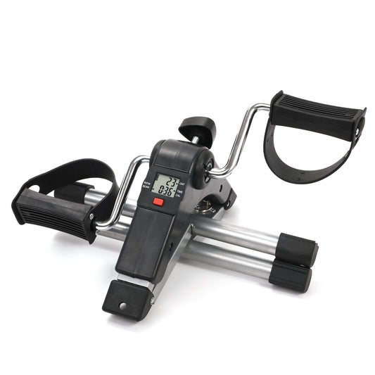 JMT-513098 Compact Folding Indoor Cycling Stepper with LCD Display and Adjustable Resistance