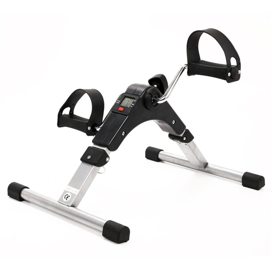 JMT-513098 Compact Folding Indoor Cycling Stepper with LCD Display and Adjustable Resistance
