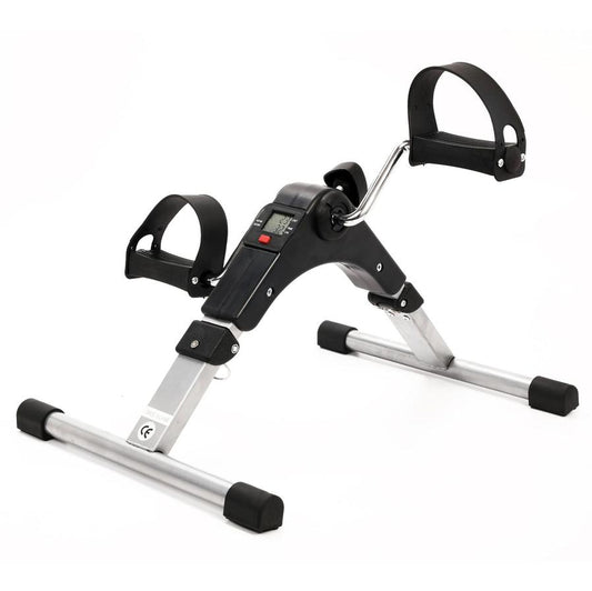 JMT-513098 Compact Folding Indoor Cycling Stepper with LCD Display and Adjustable Resistance