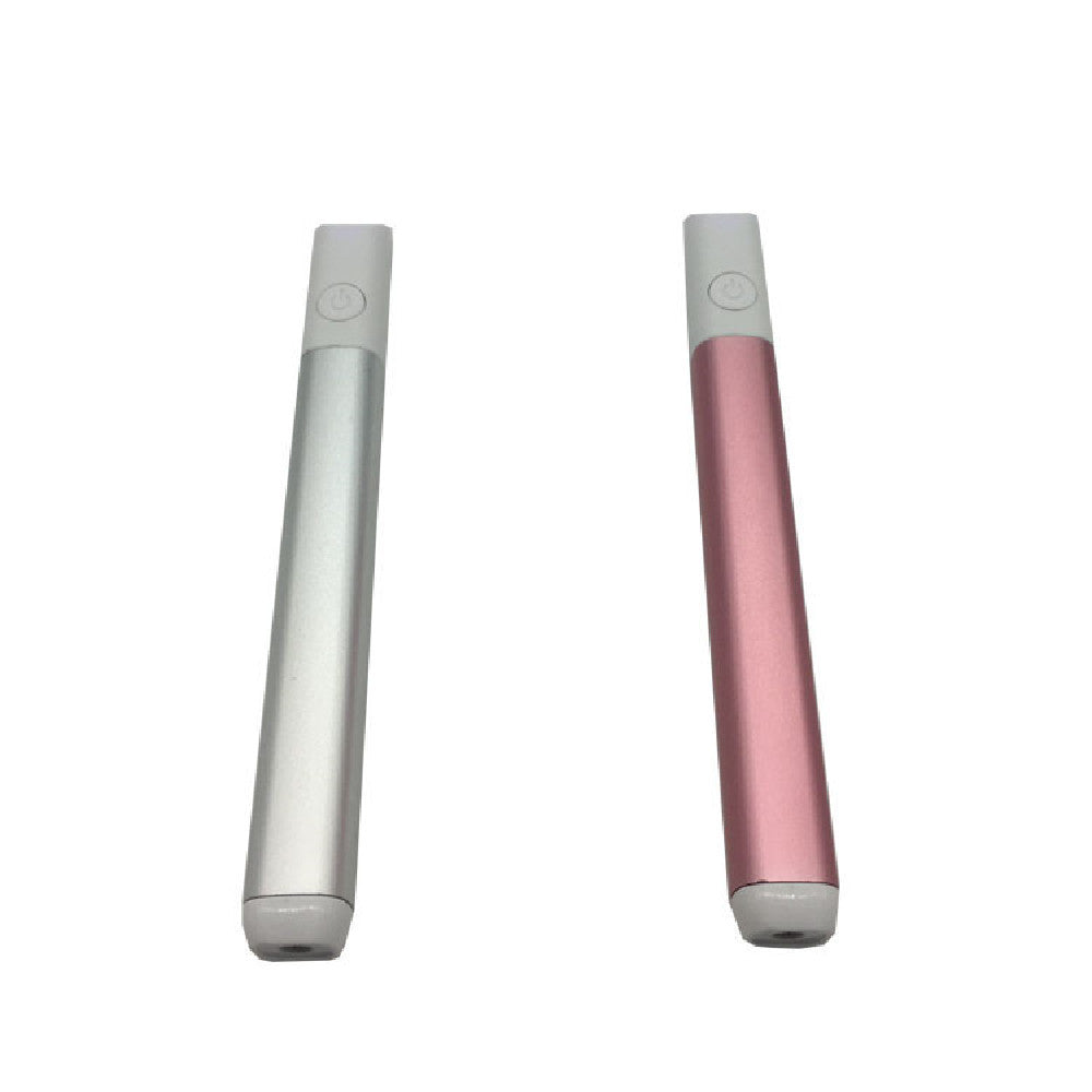 JMT-513162 Blue Light Acne Treatment Pen - Silver and Pink, Compact Design for Effective Acne Removal