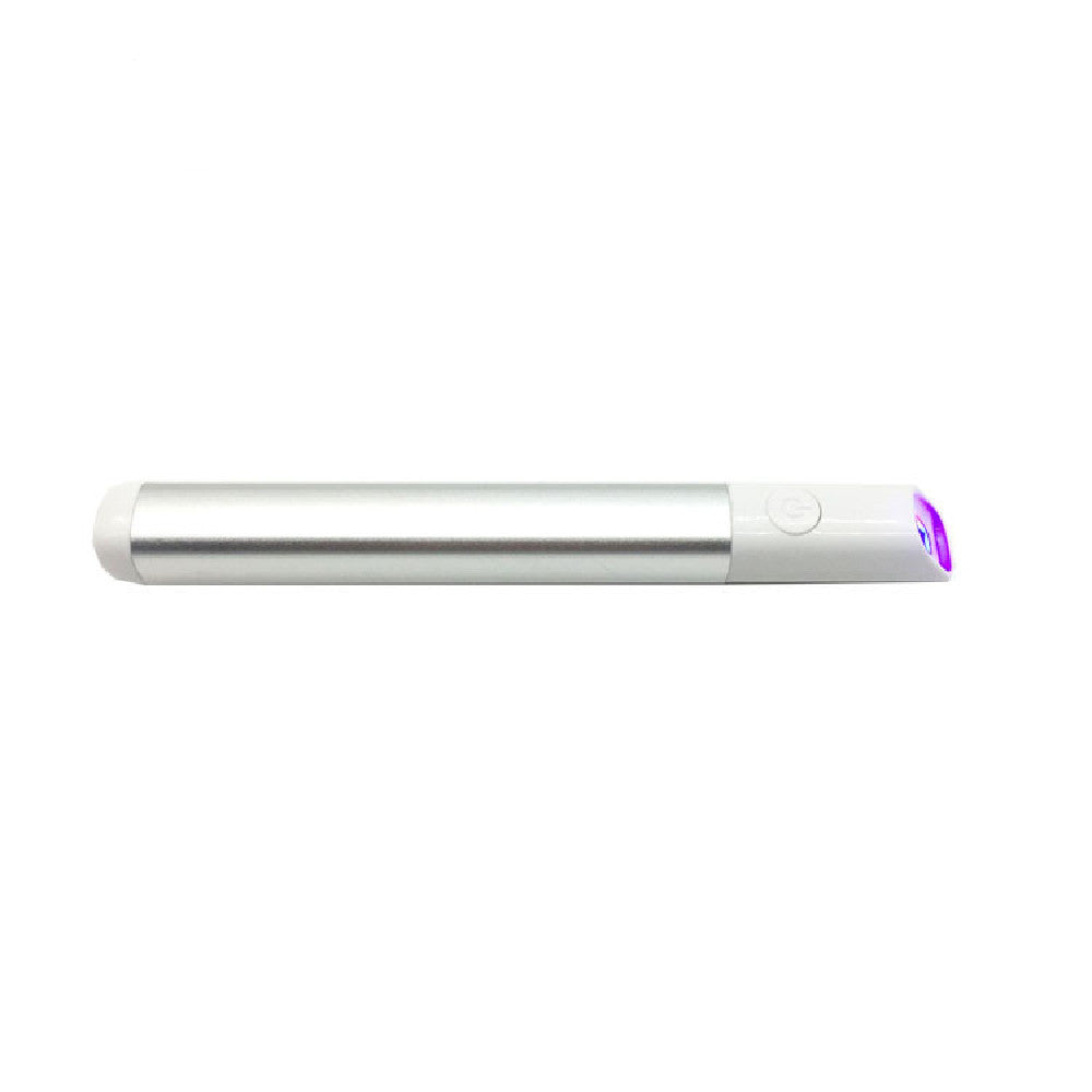 JMT-513162 Blue Light Acne Treatment Pen - Silver and Pink, Compact Design for Effective Acne Removal